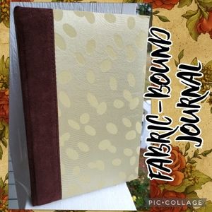 Hardcover Fabric-bound Lined Journal